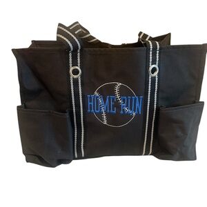 Thirty-One Organizing Utility Tote Spirit Collectiom  HOME RUN BASEBALL NEW